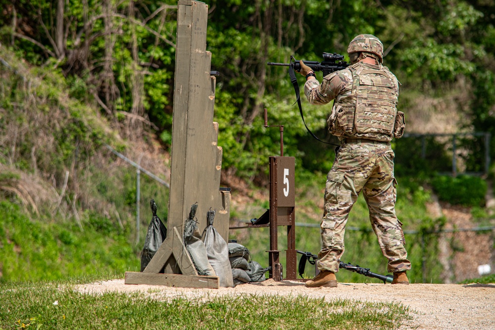 Soldiers at the range