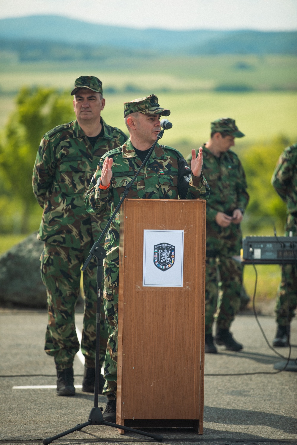 Beyond Horizon opening ceremony, 117th Military Police Battalion starts training