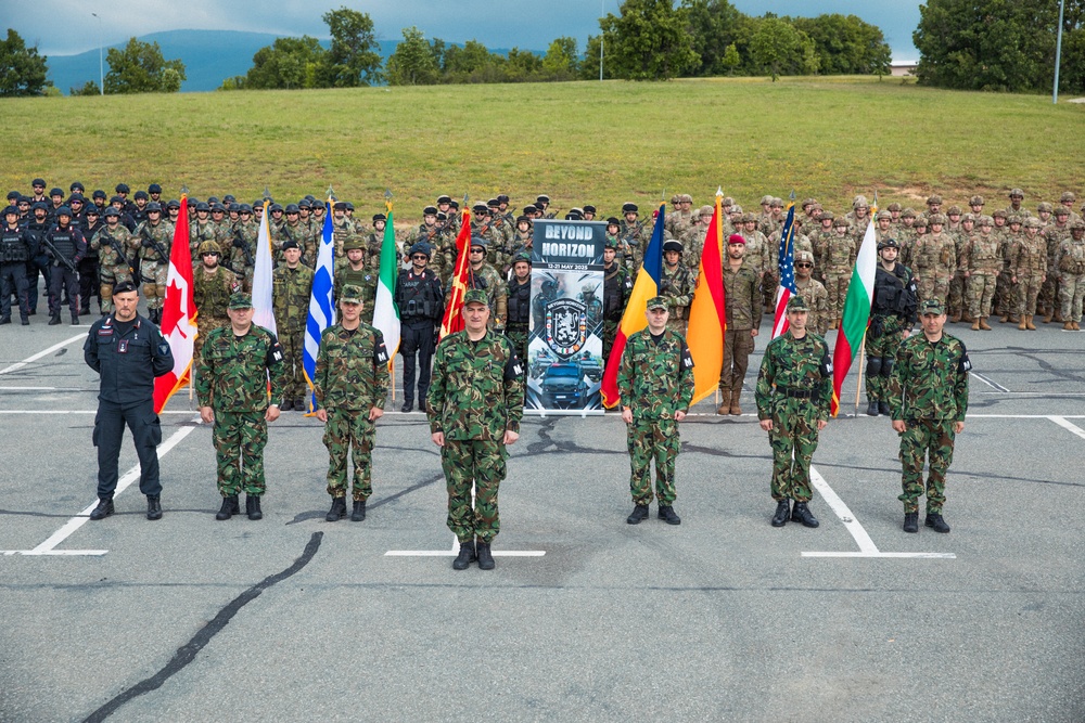 Beyond Horizon opening ceremony, 117th Military Police Battalion starts training