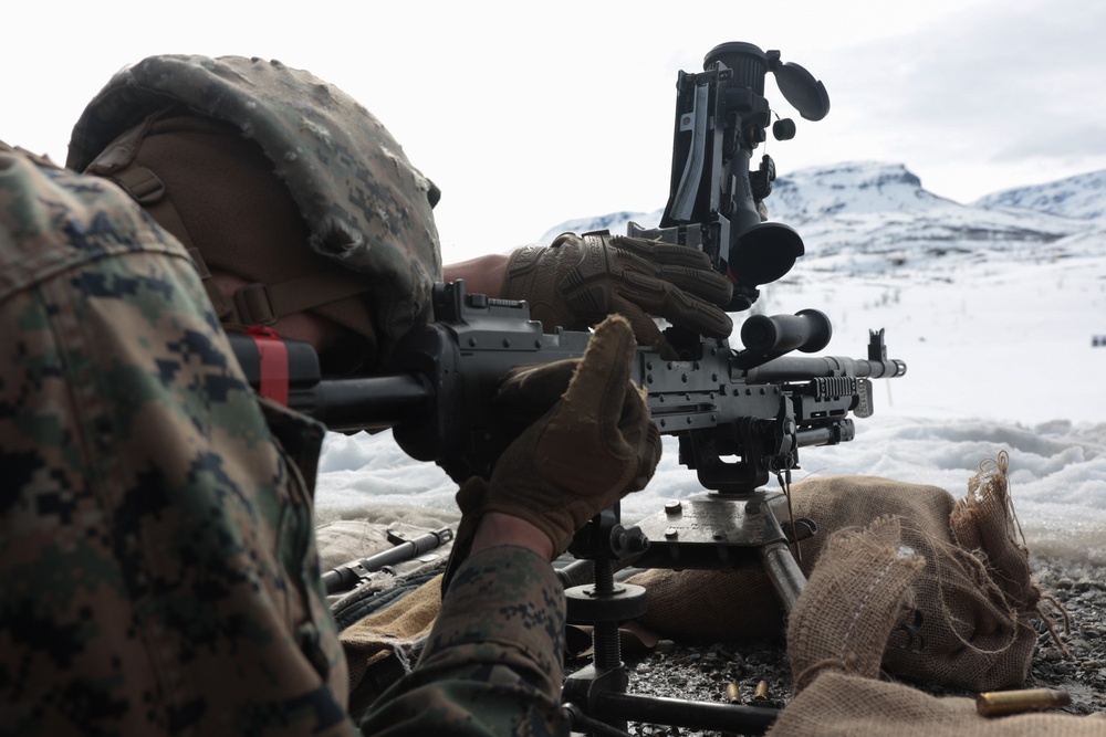 Swift Response 25 | U.S. Marines conduct Crew Served Weapons Range
