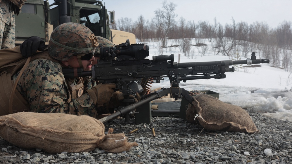 Swift Response 25 | U.S. Marines conduct Crew Served Weapons Range