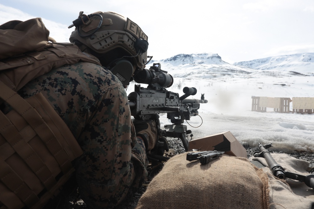 Swift Response 25 | U.S. Marines conduct Crew Served Weapons Range
