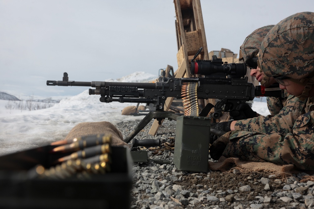 Swift Response 25 | U.S. Marines conduct Crew Served Weapons Range