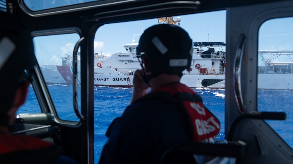 U.S. Coast Guard Cutter Stratton departs Guam for Indo-Pacific patrol