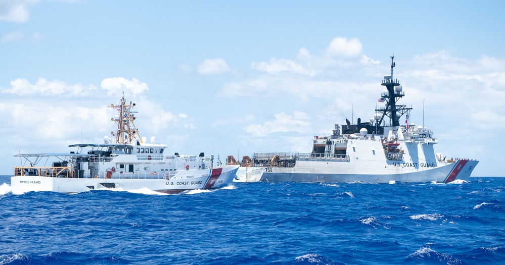 U.S. Coast Guard Cutter Stratton departs Guam for Indo-Pacific patrol