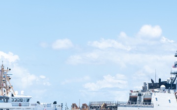U.S. Coast Guard Cutter Stratton departs Guam for Indo-Pacific patrol