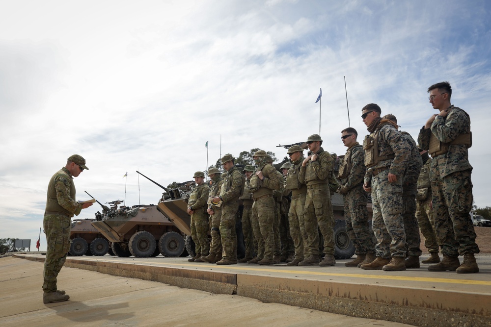 U.S. Marines, Australians zero weapons during Coral-Balmoral Cup