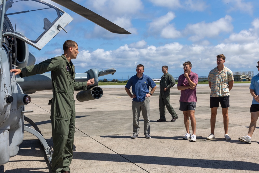 Texas A&amp;M ROTC students visit MCAS Futenma