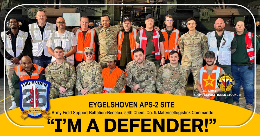 405th AFSB ‘I’M A DEFENDER’ Army Prepositioned Stocks-2 issue in the Netherlands