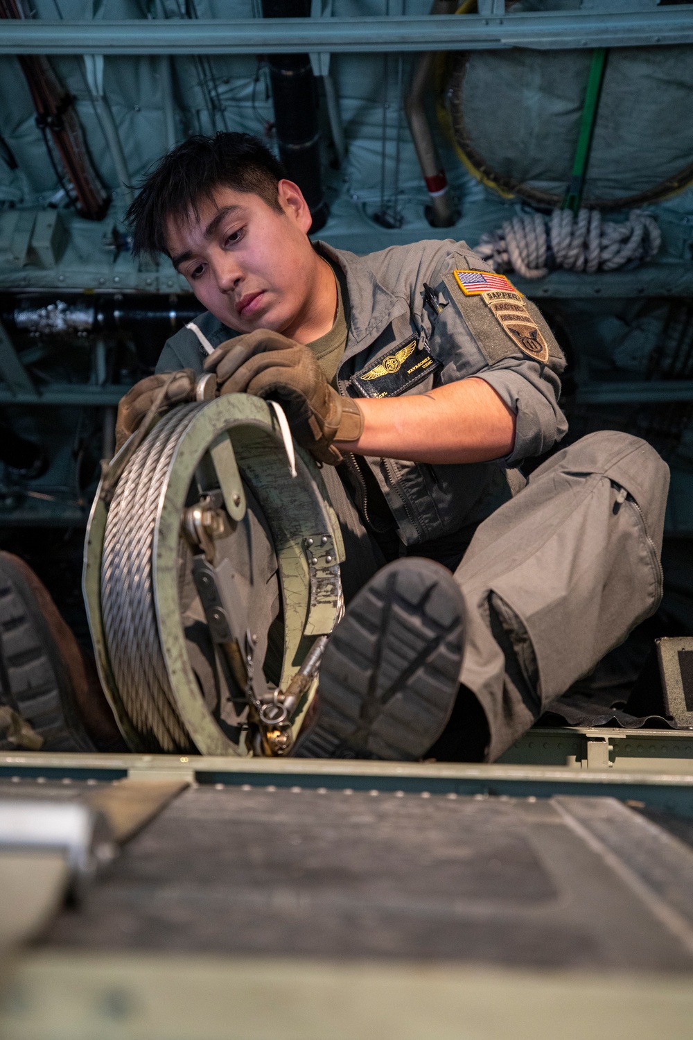 U.S. Marines prepare aircraft for operations during Kodiak Mace 25
