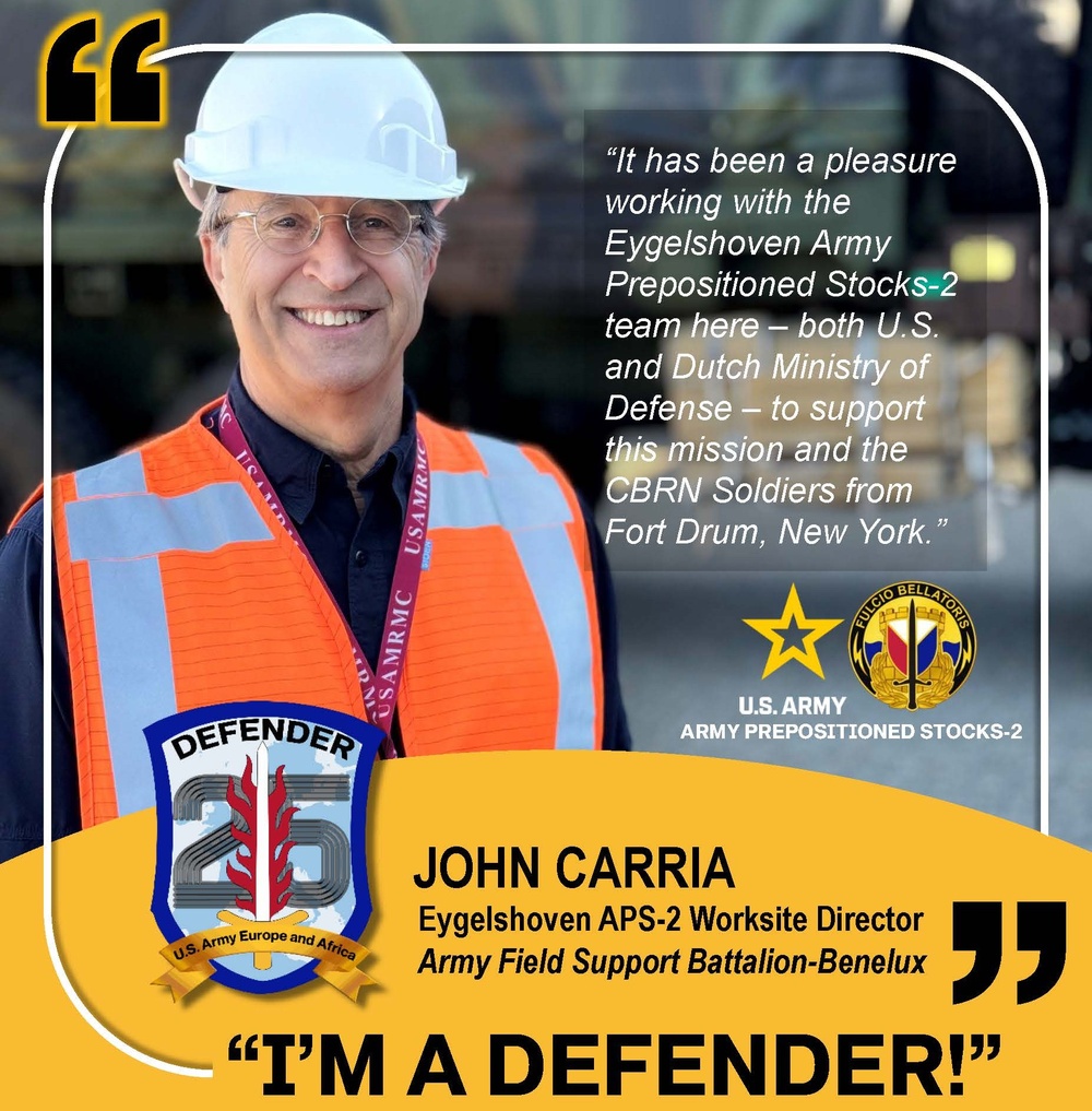 405th AFSB ‘I’M A DEFENDER’ Army Prepositioned Stocks-2 issue in the Netherlands