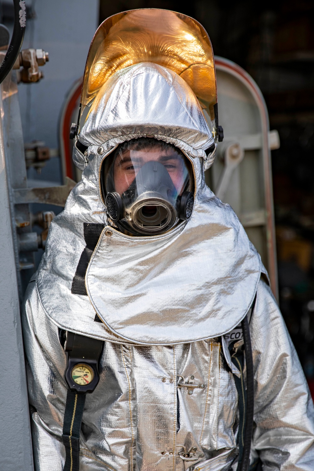 USS Preble Conducts Crash and Salvage Drill