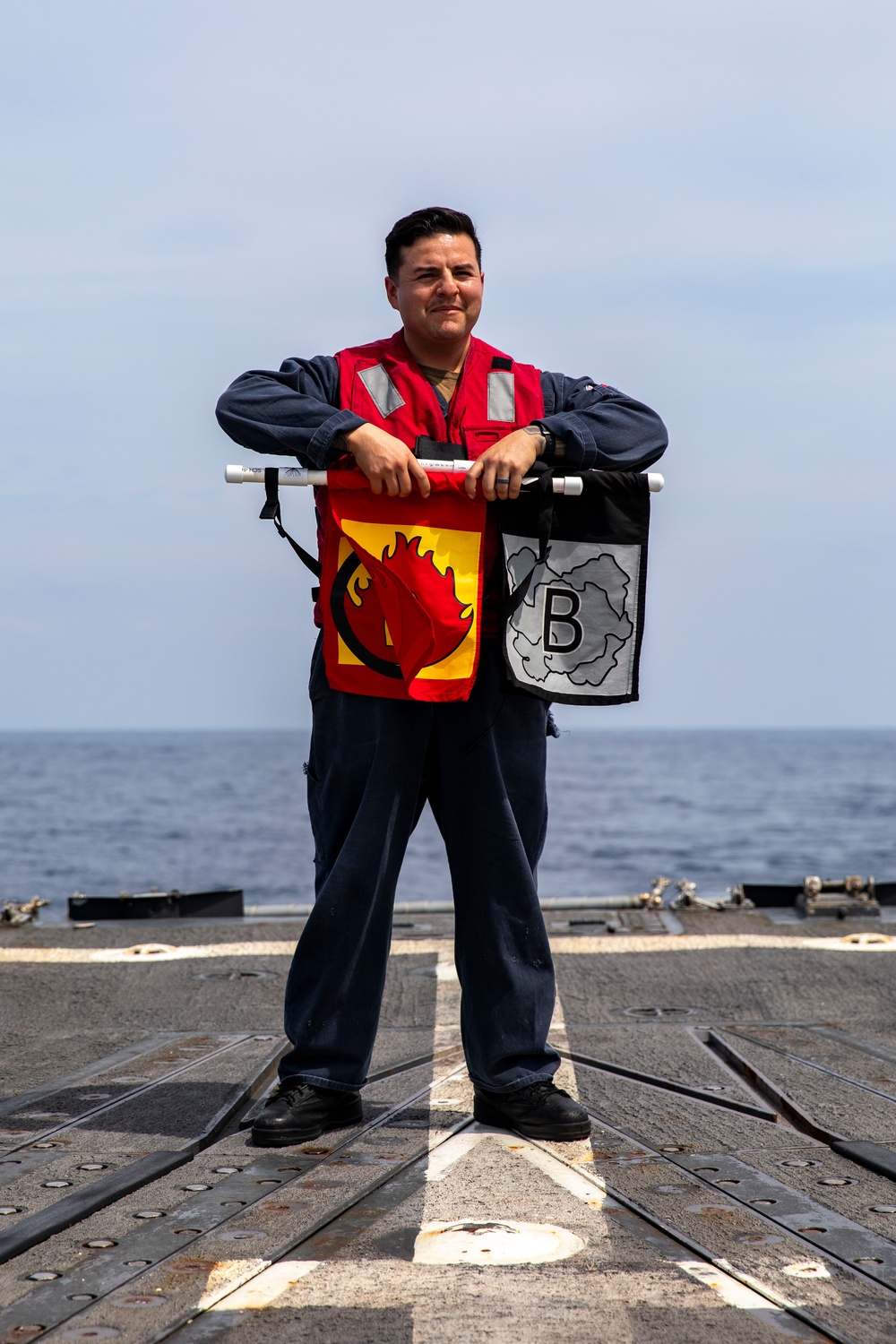 USS Preble Conducts Crash and Salvage Drill