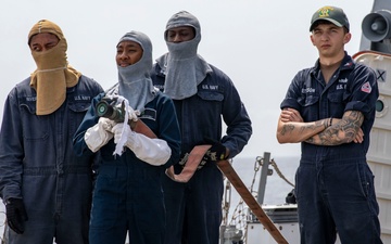 USS Preble Conducts Crash and Salvage Drill