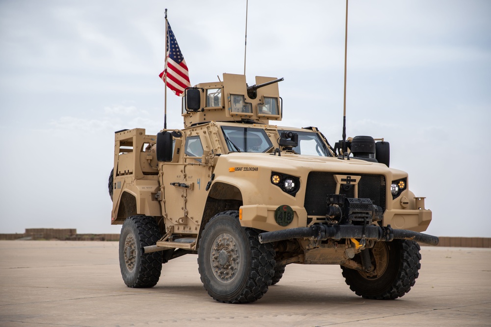 Coalition Forces Conduct Base Defense Exercise at AAAB