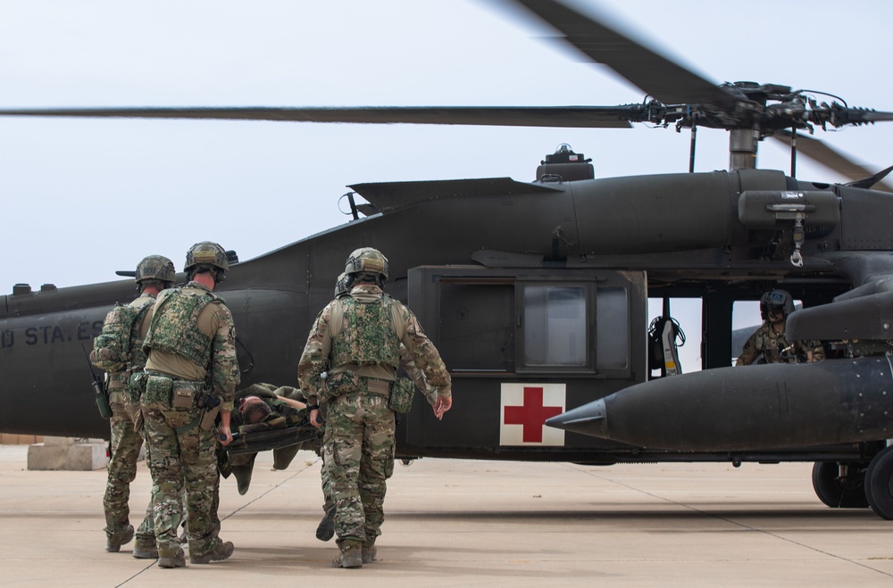 Coalition Forces Conduct Base Defense Exercise at AAAB