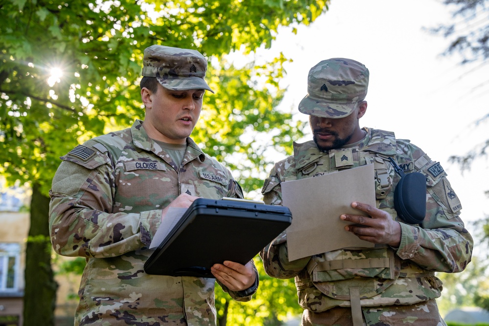 Soldiers Demonstrate TCCC Skills During Iron Knight Challenge at FOS Powidz