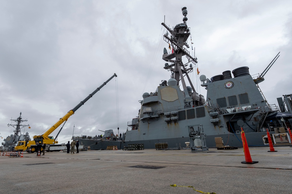 PWD Rota Seabees perform crane operations