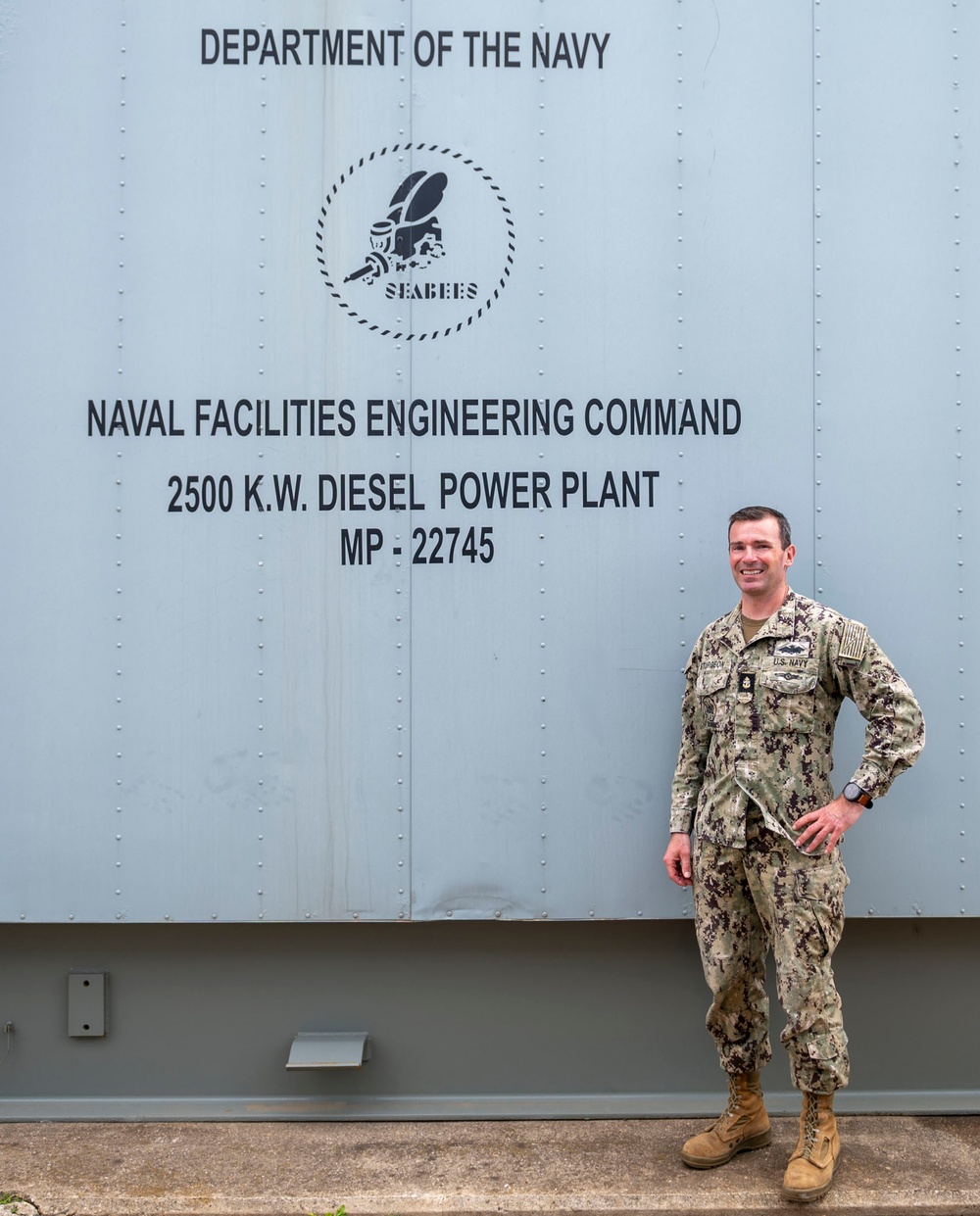 NAVFAC EURAFCENT Sailors tour PWD Rota power plant