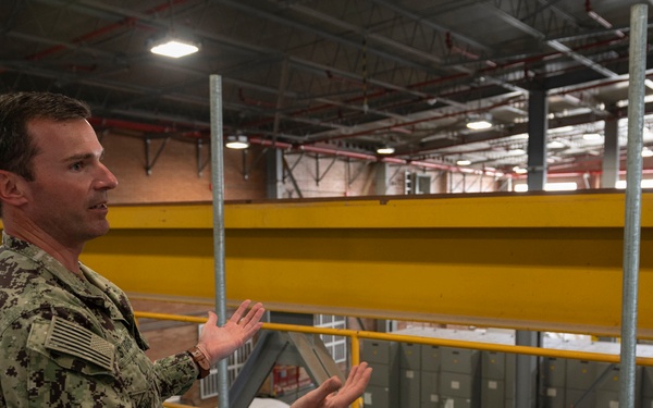 NAVFAC EURAFCENT Sailors tour PWD Rota power plant