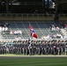 Norway's His Majesty the King's Band and Drill Team preform at Target Field