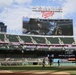 Norway's His Majesty the King's Band and Drill Team preform at Target Field