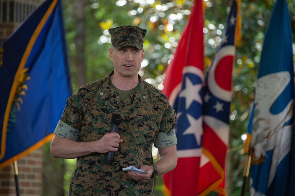 Wounded Warrior Battalion East Change of Command Ceremony