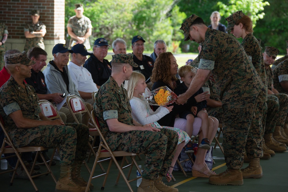 Wounded Warrior Battalion East Change of Command Ceremony