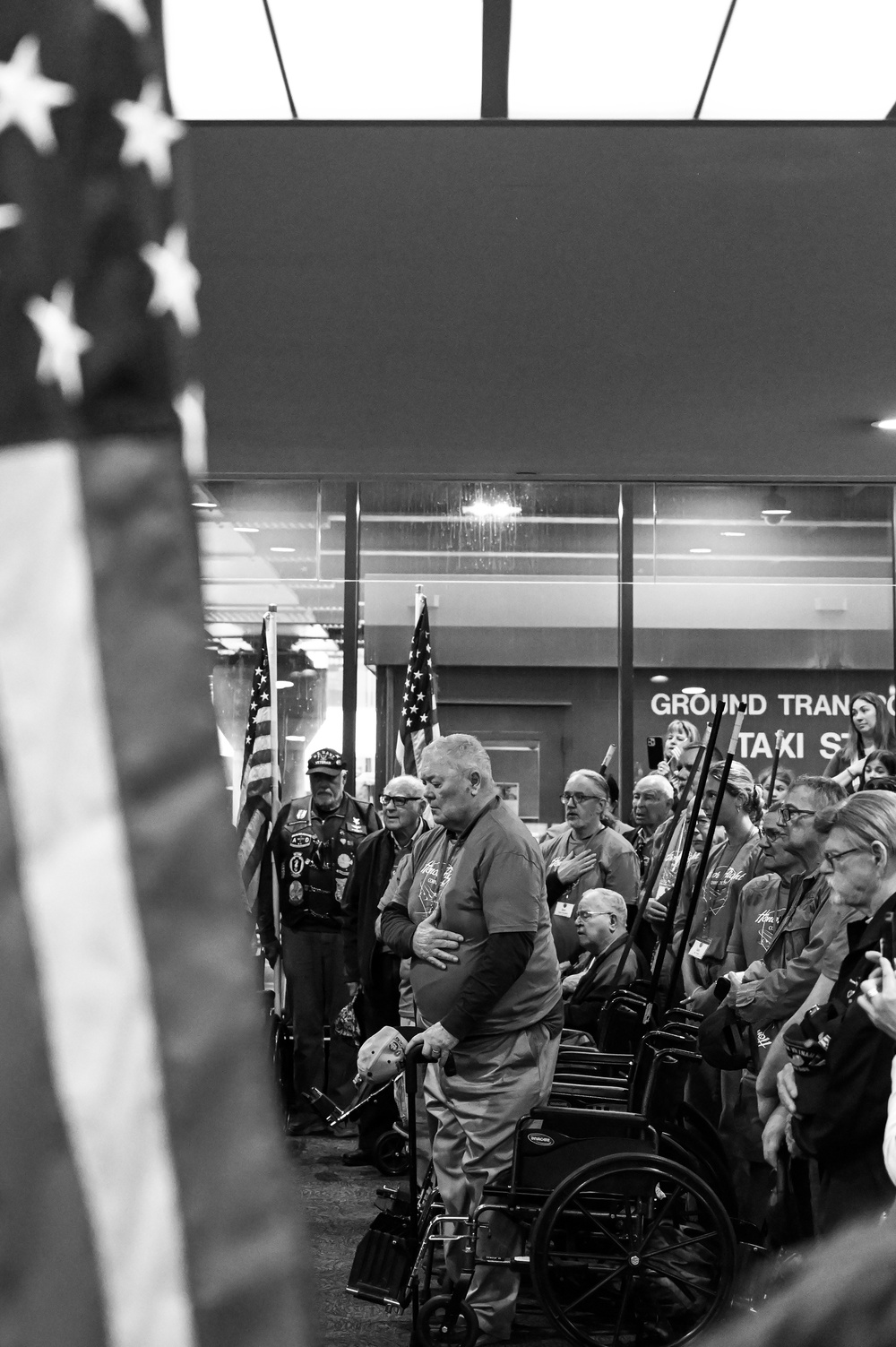 Veterans Honored with Emotional Send-Off at Bradley Airport for Honor Flight to D.C.