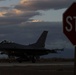 54 FG F-16 Fighter Pilots Conduct Routine Night Ops