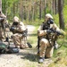 Competitors participate in CBRN Lane during V Corps Best Squad Competition