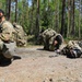 Competitors participate in CBRN Lane during V Corps Best Squad Competition