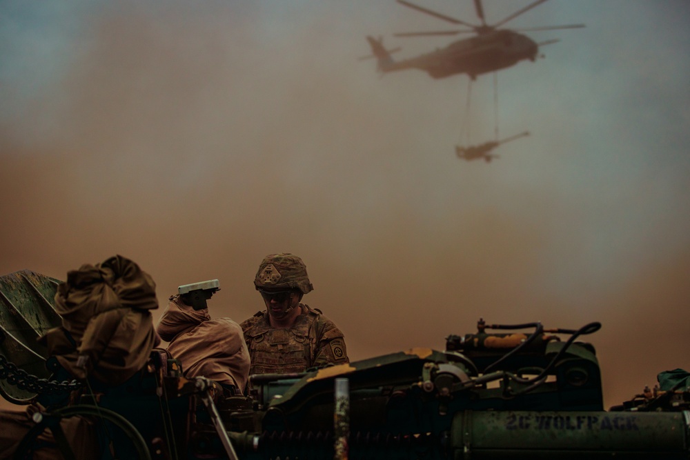 3-319th Airborne Field Artillery Regiment Sling Load and Live Fire