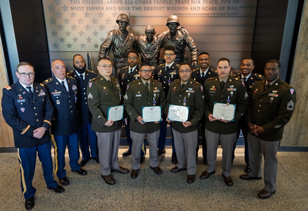 Ten NY Army Guard Soldiers receive Purple Heart