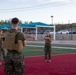 The Combat Center COMMSTRAT conducts PT in honor of LCpl Hug and Cpl Medina