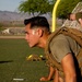 The Combat Center COMMSTRAT conducts PT in honor of LCpl Hug and Cpl Medina