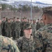 U.S. Marine reenlist during NATO exercise in Norway