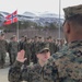 U.S. Marine reenlist during NATO exercise in Norway