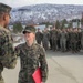 U.S. Marine reenlist during NATO exercise in Norway