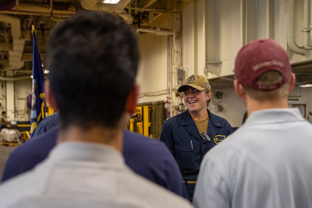 Tripoli Hosts Nuclear Propulsion Officer Candidate