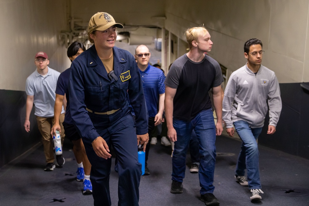 Tripoli Hosts Nuclear Propulsion Officer Candidate