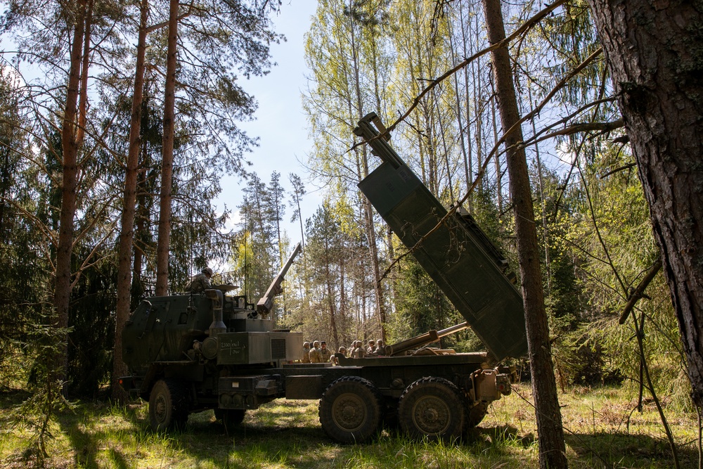 U.S. Army HIMARS Test Warfighting Skills at Estonia’s Hedgehog 25 Exercise with NATO Allies