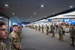 Veterans Honored with Emotional Send-Off at Bradley Airport for Honor Flight to D.C.