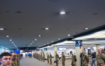 Veterans Honored with Emotional Send-Off at Bradley Airport for Honor Flight to D.C.