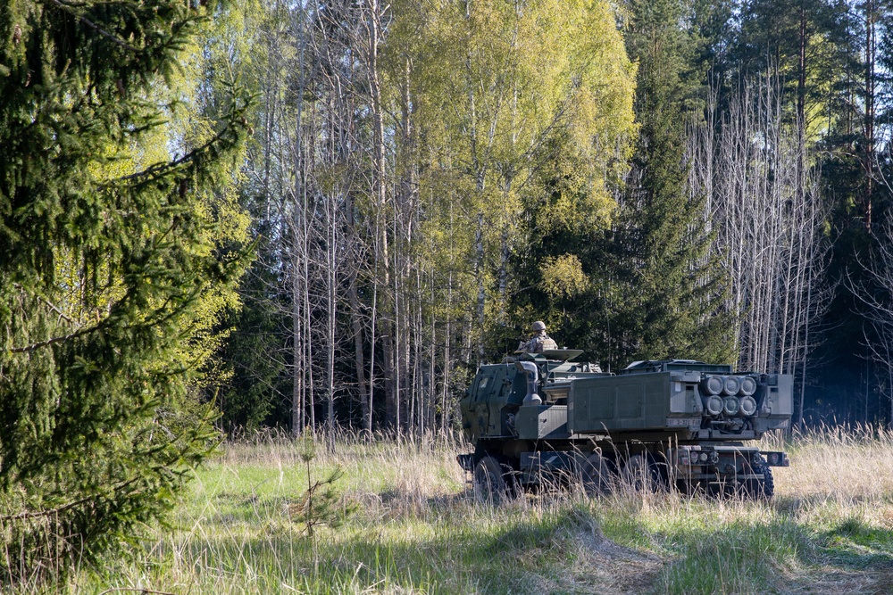 U.S. Army HIMARS Test Warfighting Skills at Estonia’s Hedgehog 25 Exercise with NATO Allies