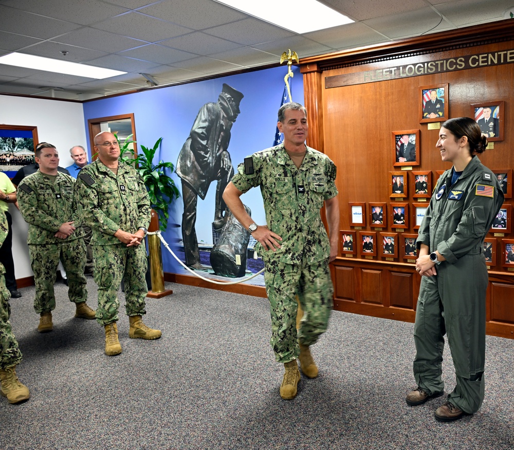 Lt. Pimbley gets promoted, ends NAVSUP FLC Jacksonville tour