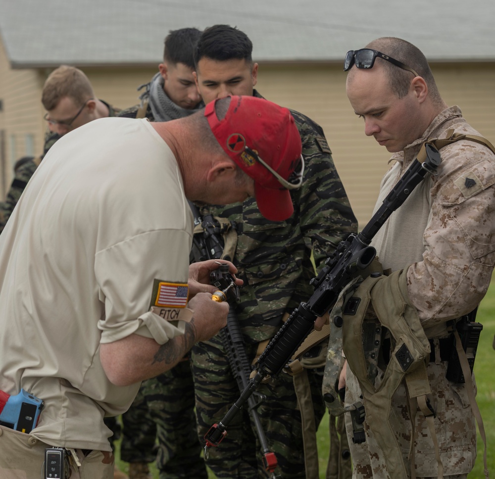 6th ANGLICO Marines prepare to be OPFOR