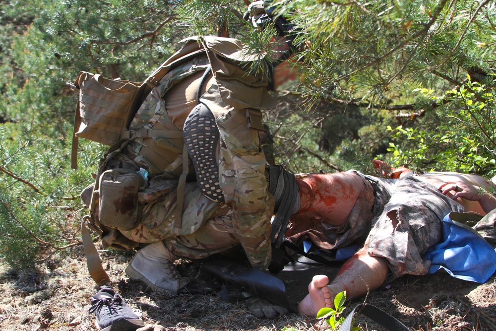 Green Berets and NATO partner forces refine medical and reconnaissance training in high-risk environments