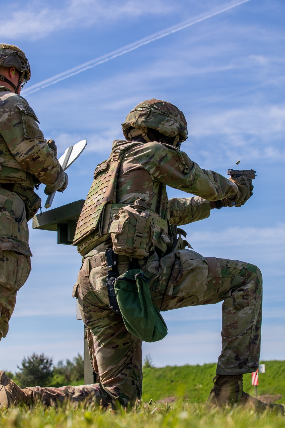 V Corps Best Squad Competition Day 3: M17 Pistol range