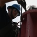 Coast Guard Cutter Frank Drew services buoys in Portsmouth, Virginia